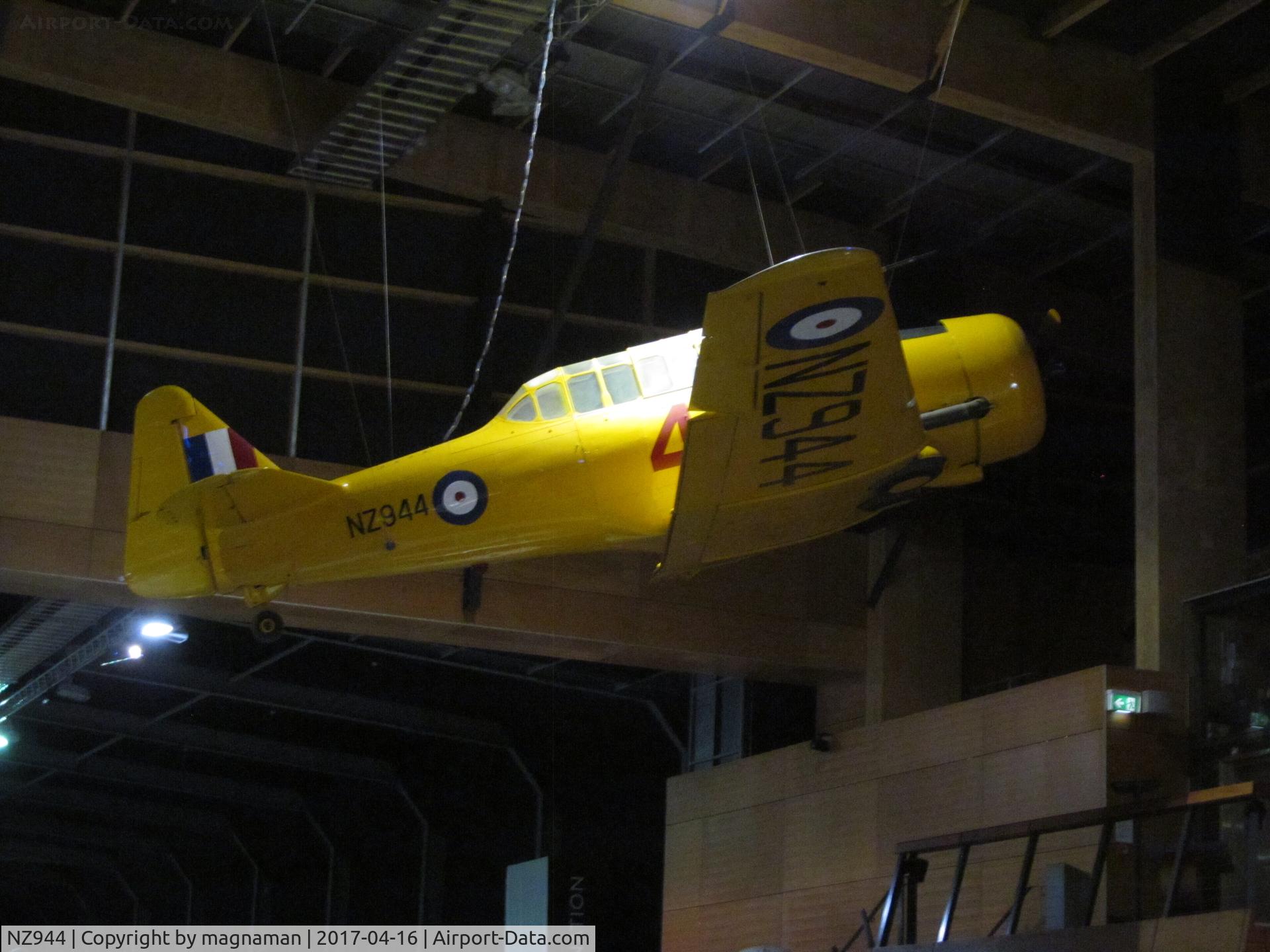 NZ944, North American AT-6 Harvard II C/N 66-2757, hanging around MOTAT