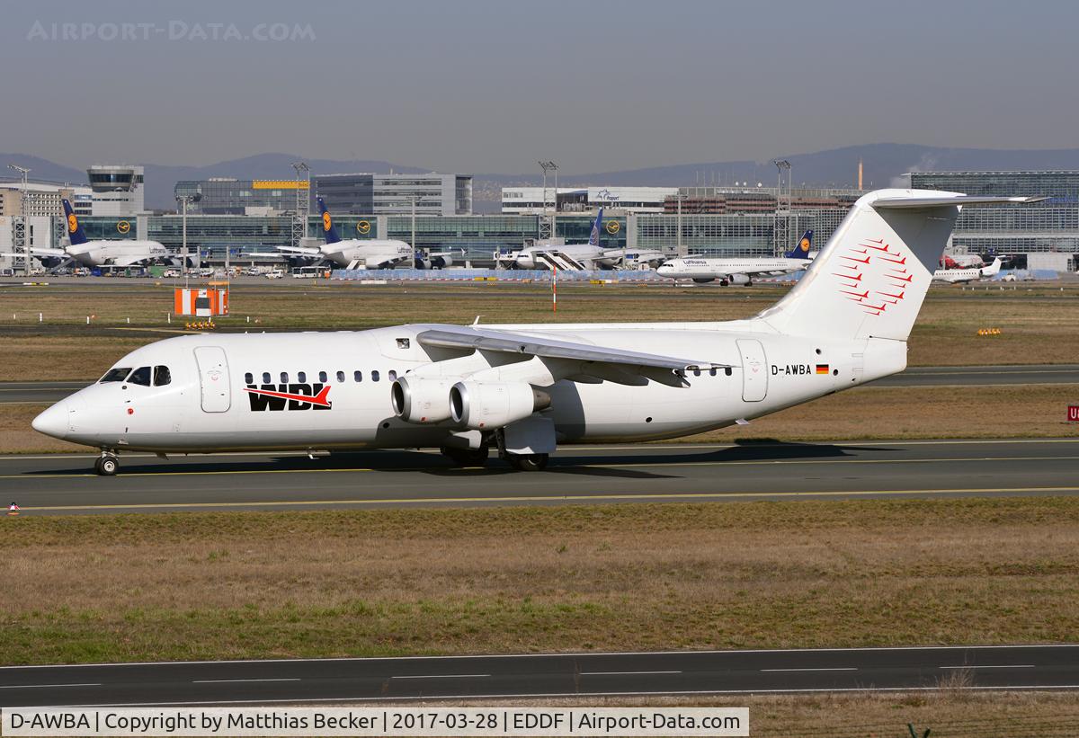 D-AWBA, 1989 British Aerospace BAe.146-300 C/N E3134, D-AWBA