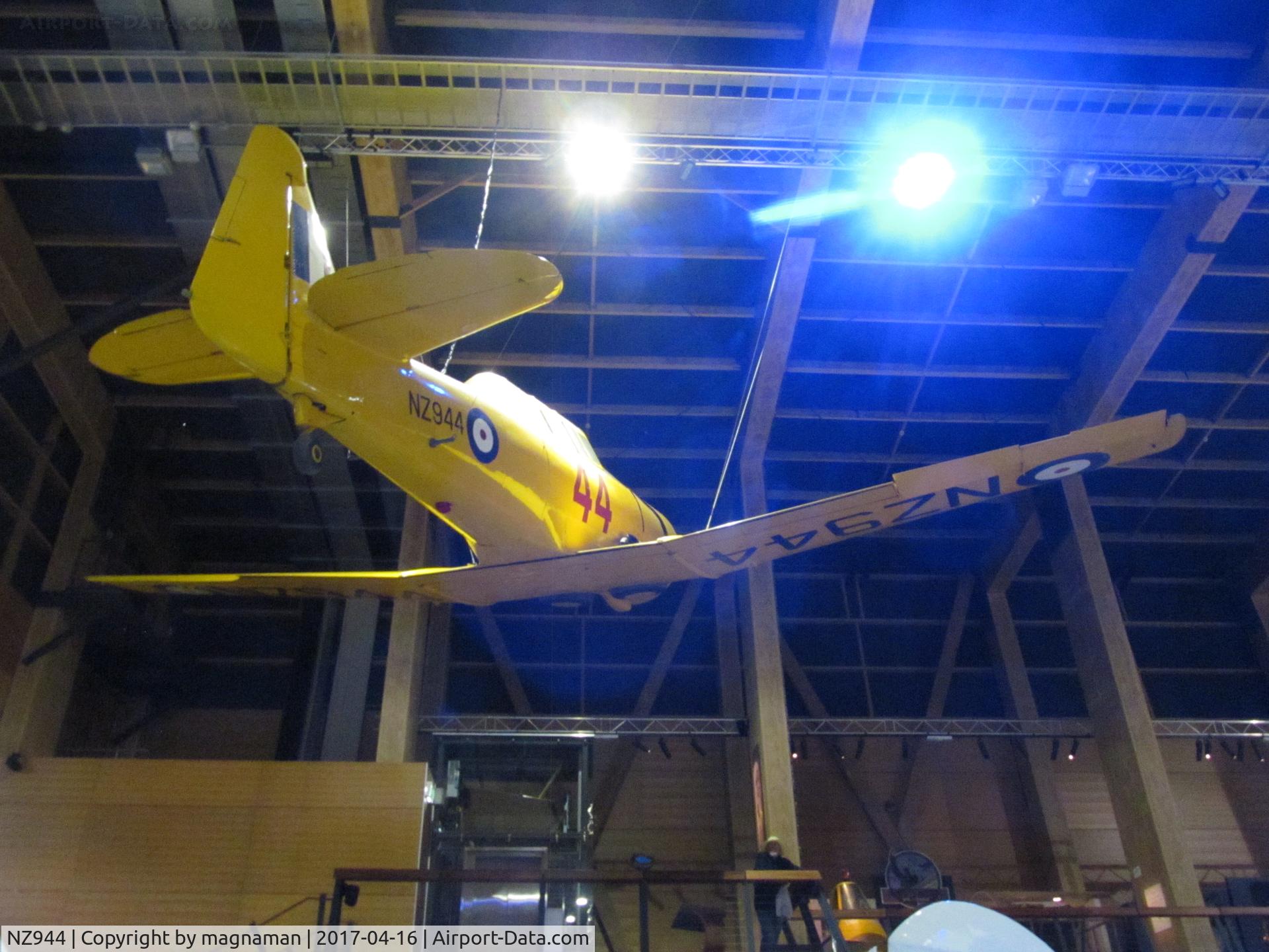 NZ944, North American AT-6 Harvard II C/N 66-2757, in MOTAT auckland