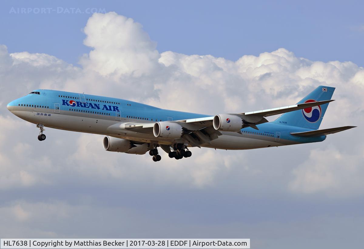 HL7638, 2016 Boeing 747-8B5 C/N 60408, HL7638