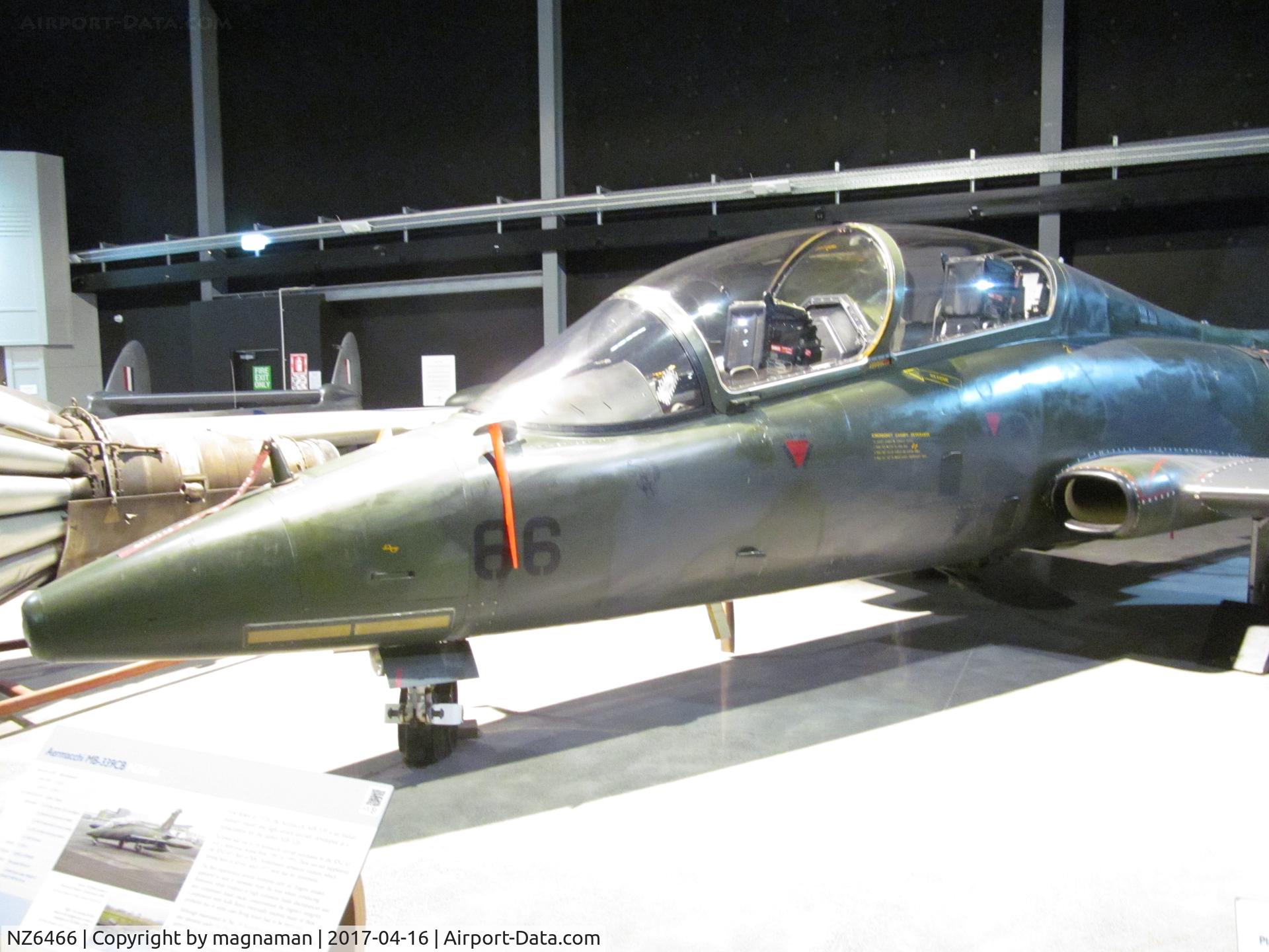 NZ6466, 1991 Aermacchi MB-339CB C/N 6797/170, newish addition to museum collection