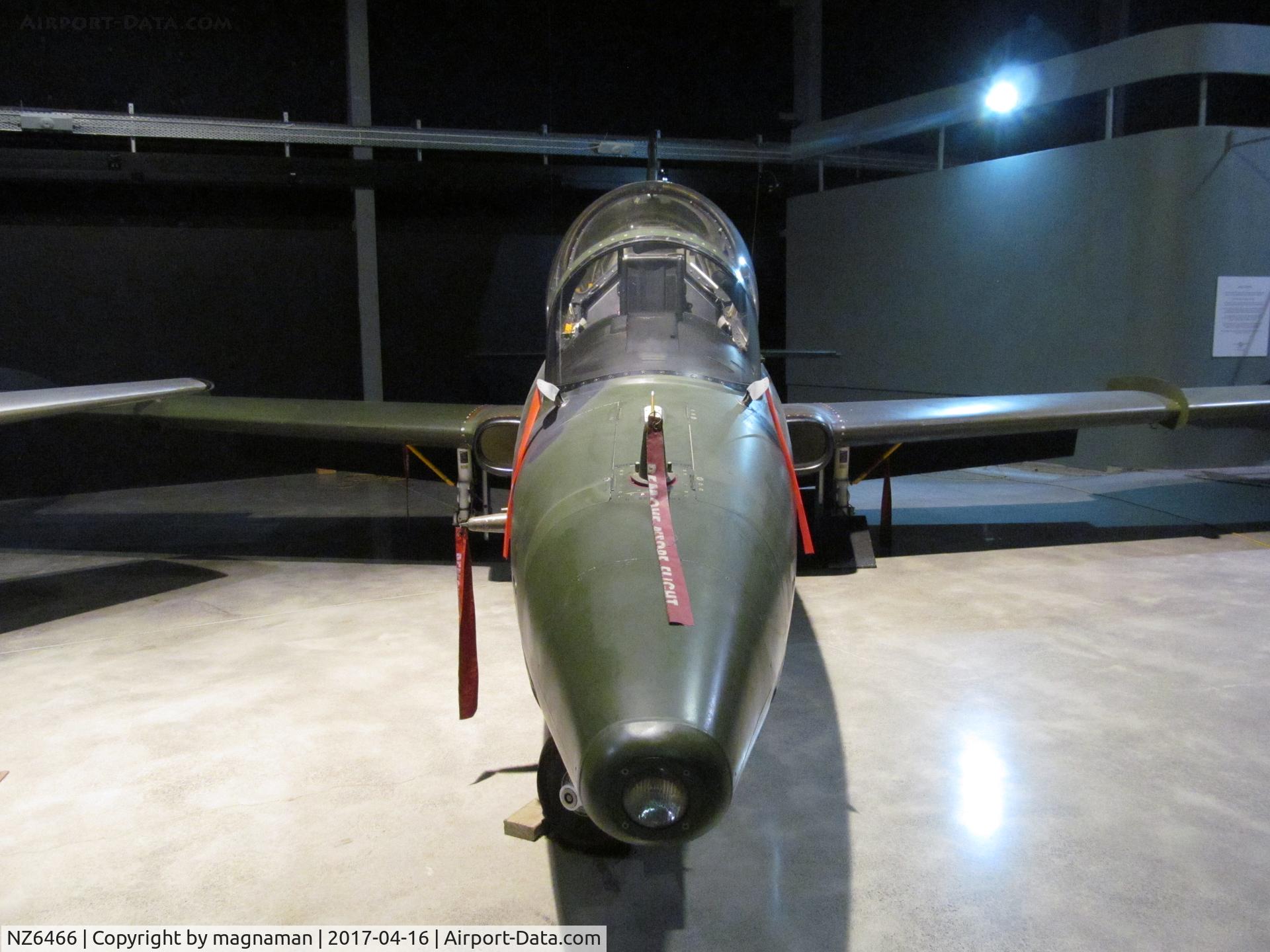 NZ6466, 1991 Aermacchi MB-339CB C/N 6797/170, at MOTAT Auckland - great aircraft collection - not as many as at Wanaka but easier to see and photo.