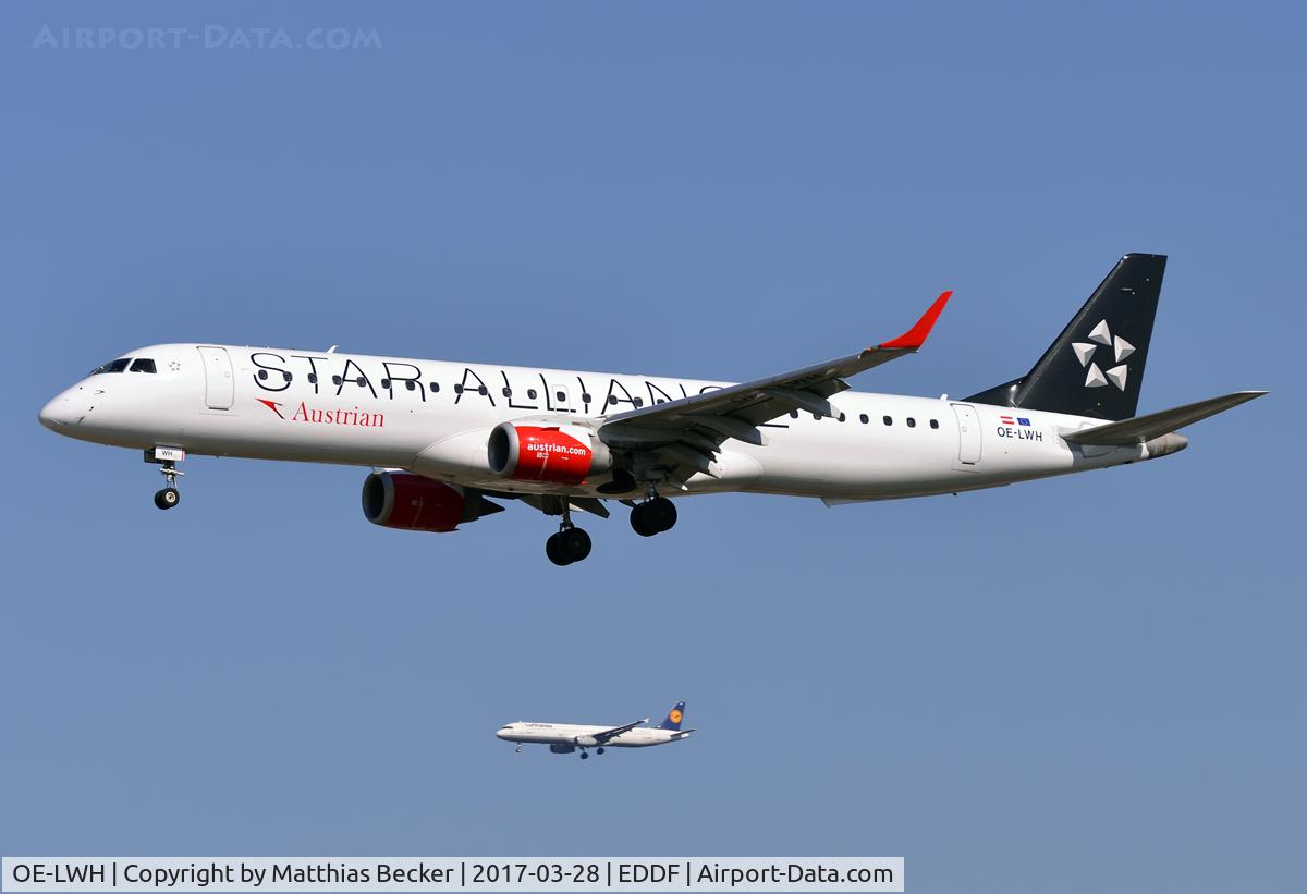 OE-LWH, 2011 Embraer 195LR (ERJ-190-200LR) C/N 19000486, OE-LWH