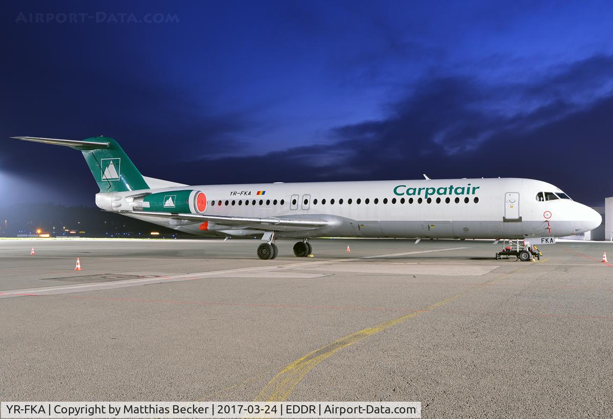 YR-FKA, 1991 Fokker 100 (F-28-0100) C/N 11340, YR-FKA