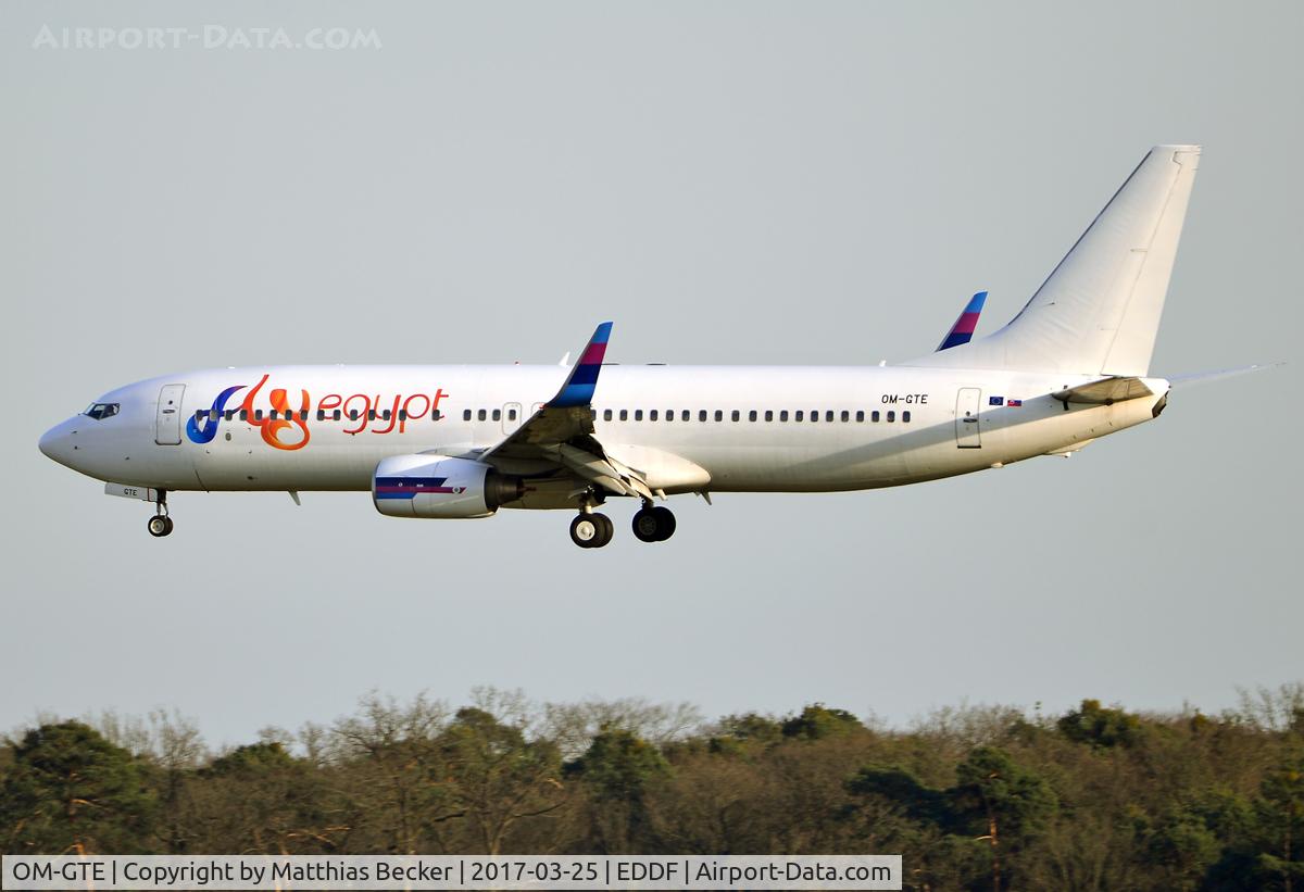 OM-GTE, 2000 Boeing 737-8AS C/N 29925, OM-GTE
