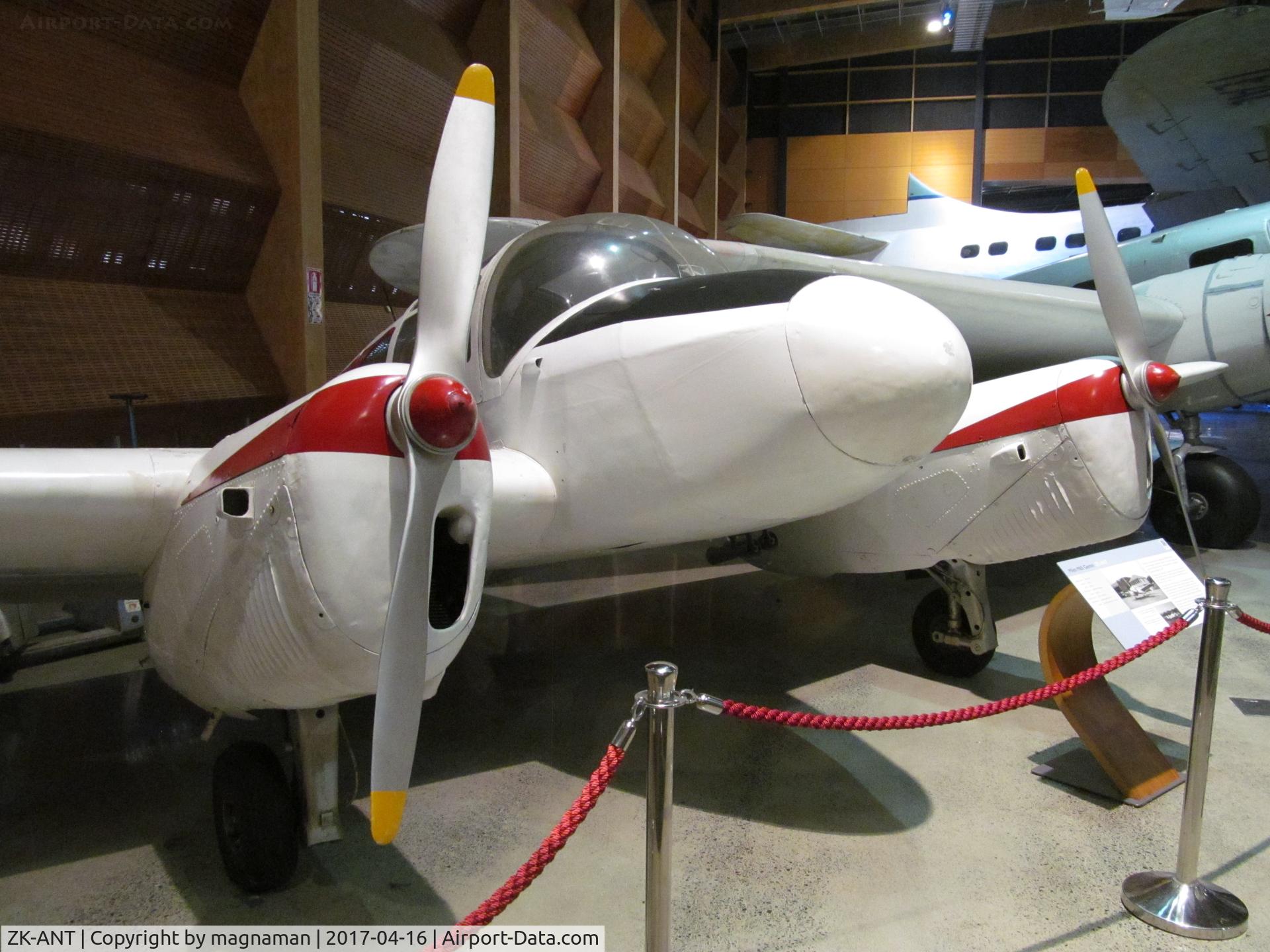 ZK-ANT, 1947 Miles M-65 Gemini 1A C/N 6322, c/n 6322 - new public display at MOTAT following restoration