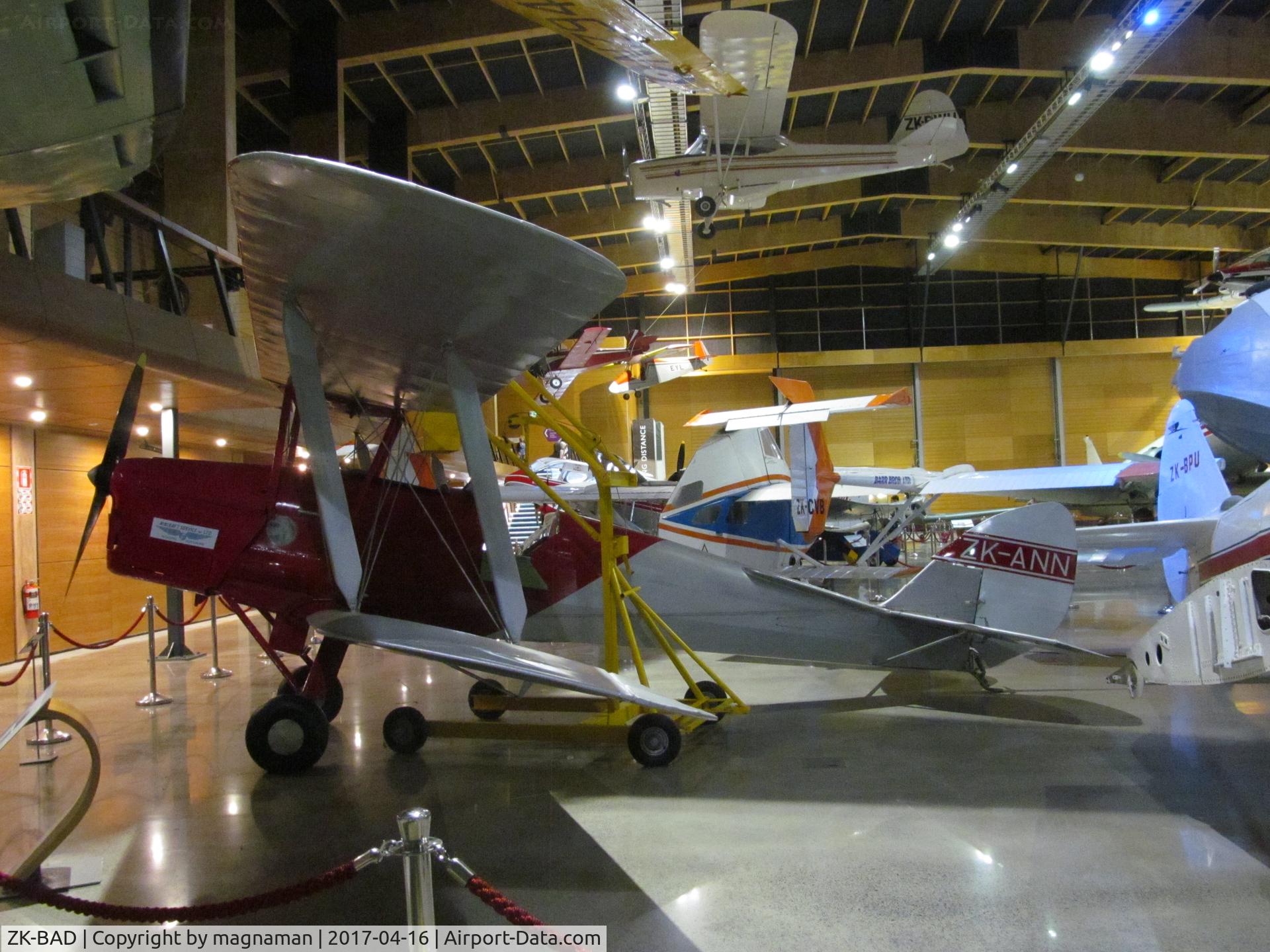 ZK-BAD, De Havilland DH-82A Tiger Moth II C/N 84648, not ANN but BAD apparently