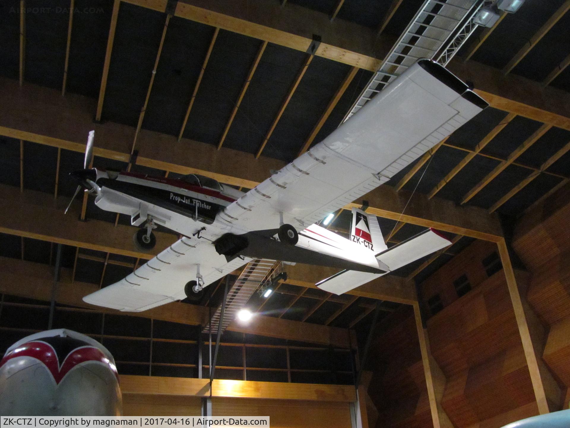 ZK-CTZ, Fletcher FU24 C/N Not found ZK-CTZ, c/n 1001