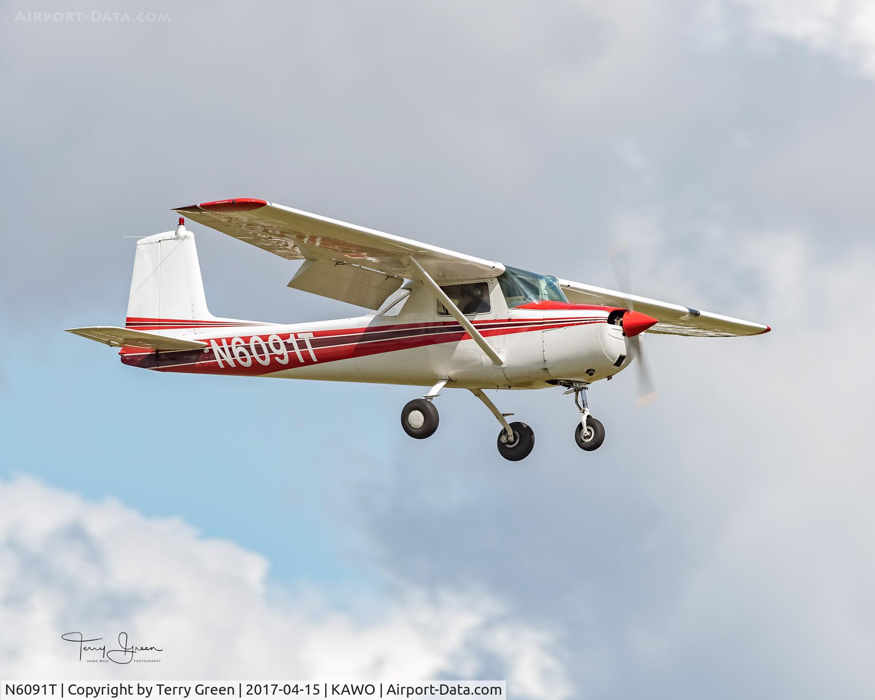 N6091T, 1964 Cessna 150E C/N 15060791, KAWO
