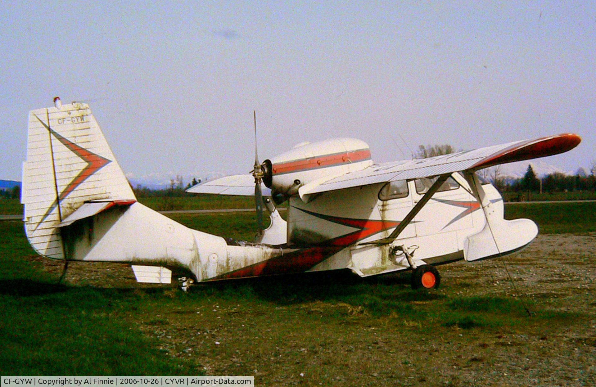 CF-GYW, 1947 Republic RC-3 Seabee C/N 706, Taken early to mid 1970s.