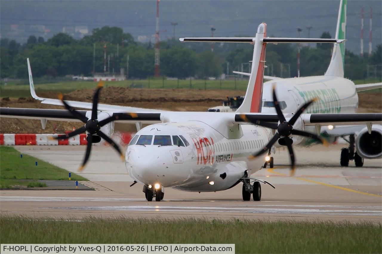 F-HOPL, 2015 ATR 72-600 (72-212A) C/N 1283, ATR 72-600, Lining up rwy 08, Paris-Orly Airport (LFPO-ORY)