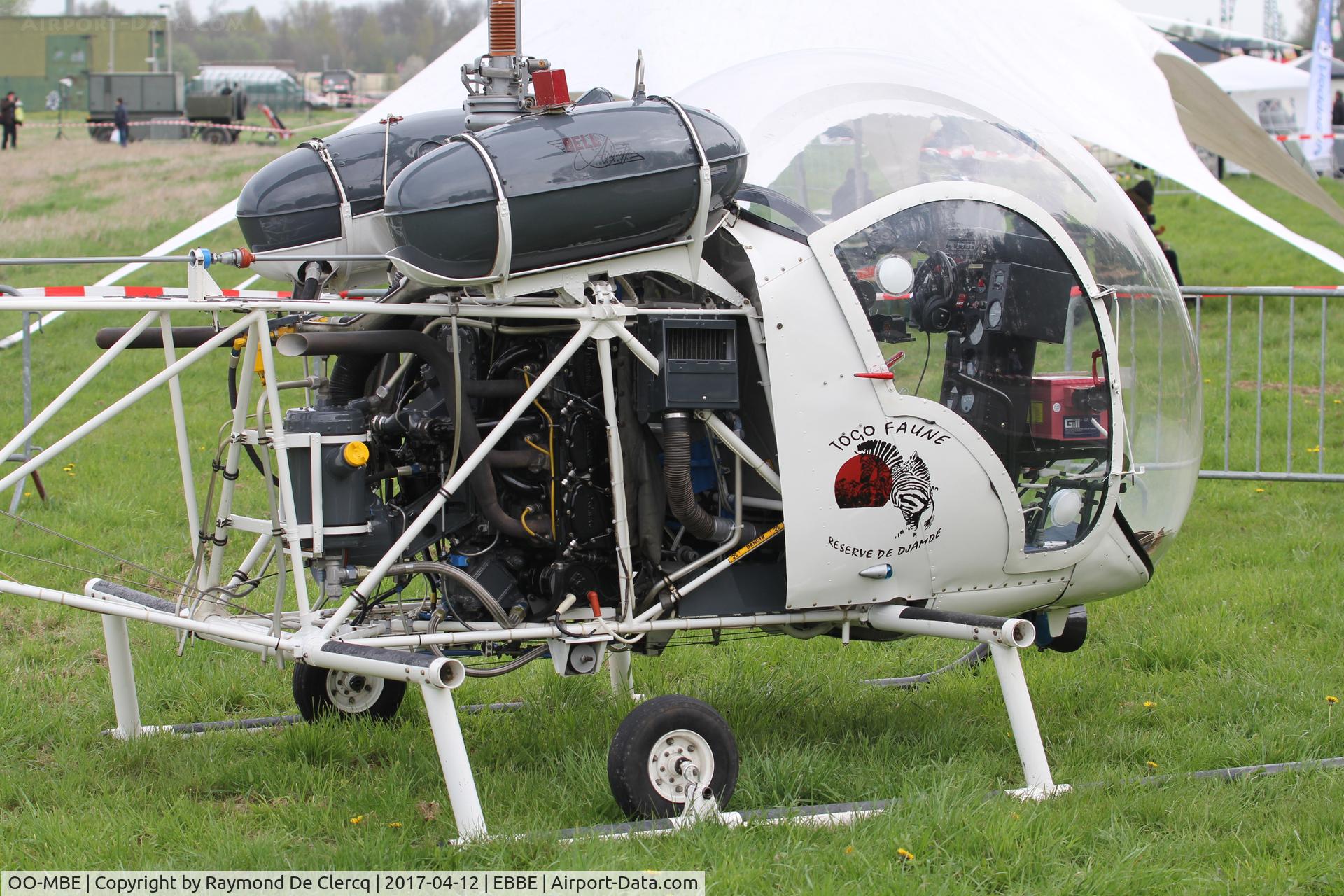 OO-MBE, 1956 Bell 47G-2 C/N 1633, Former Togo Faune 5V-TWT at the Helidays Beauvechain.