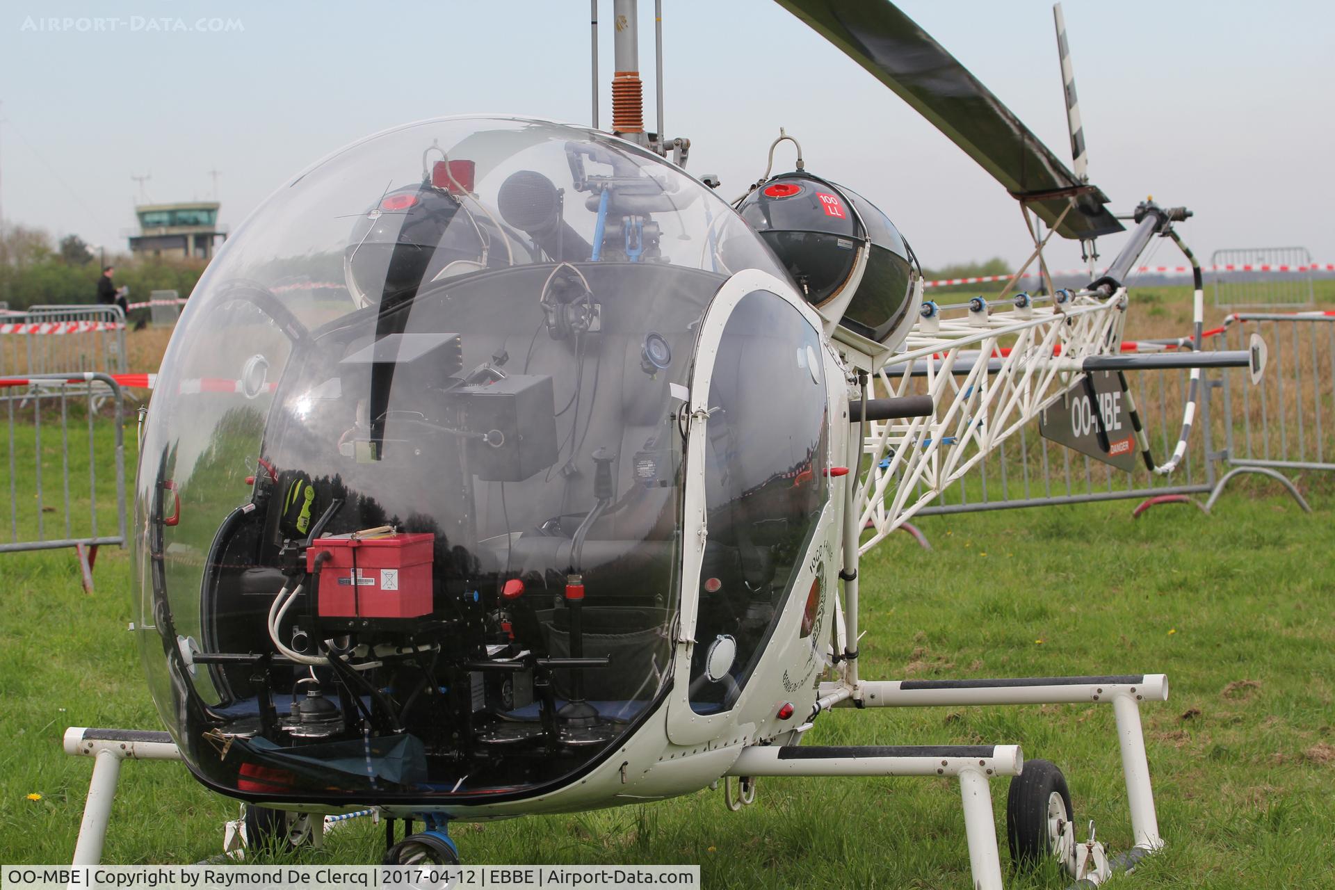 OO-MBE, 1956 Bell 47G-2 C/N 1633, Previous reg. 5V-TWT.