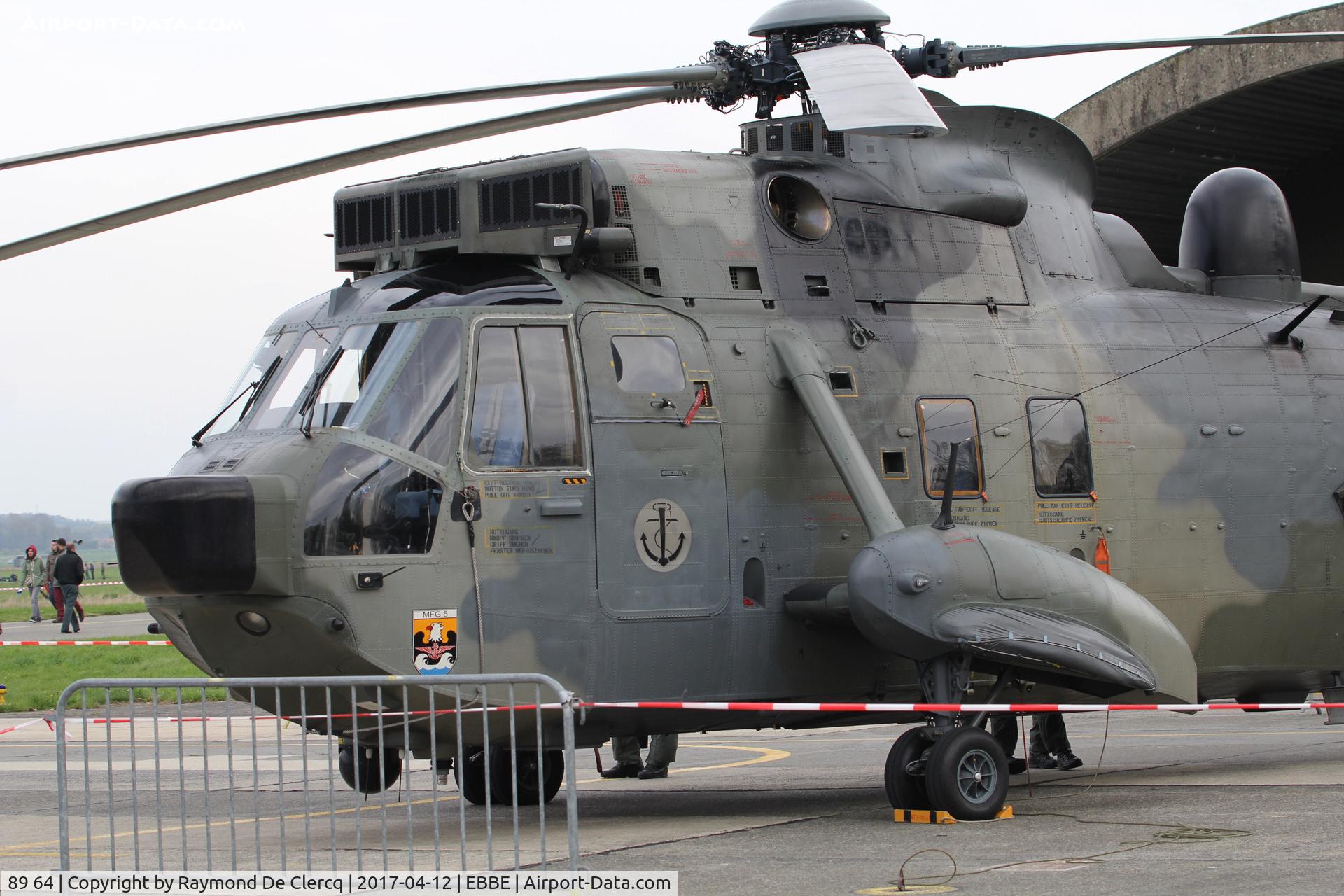 89 64, Westland Sea King Mk.41 C/N WA768, In service for Mfg 5, Helidays Beauvechain.