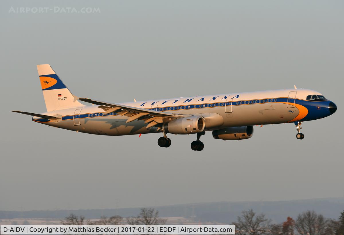 D-AIDV, 2012 Airbus A321-231 C/N 5413, D-AIDV