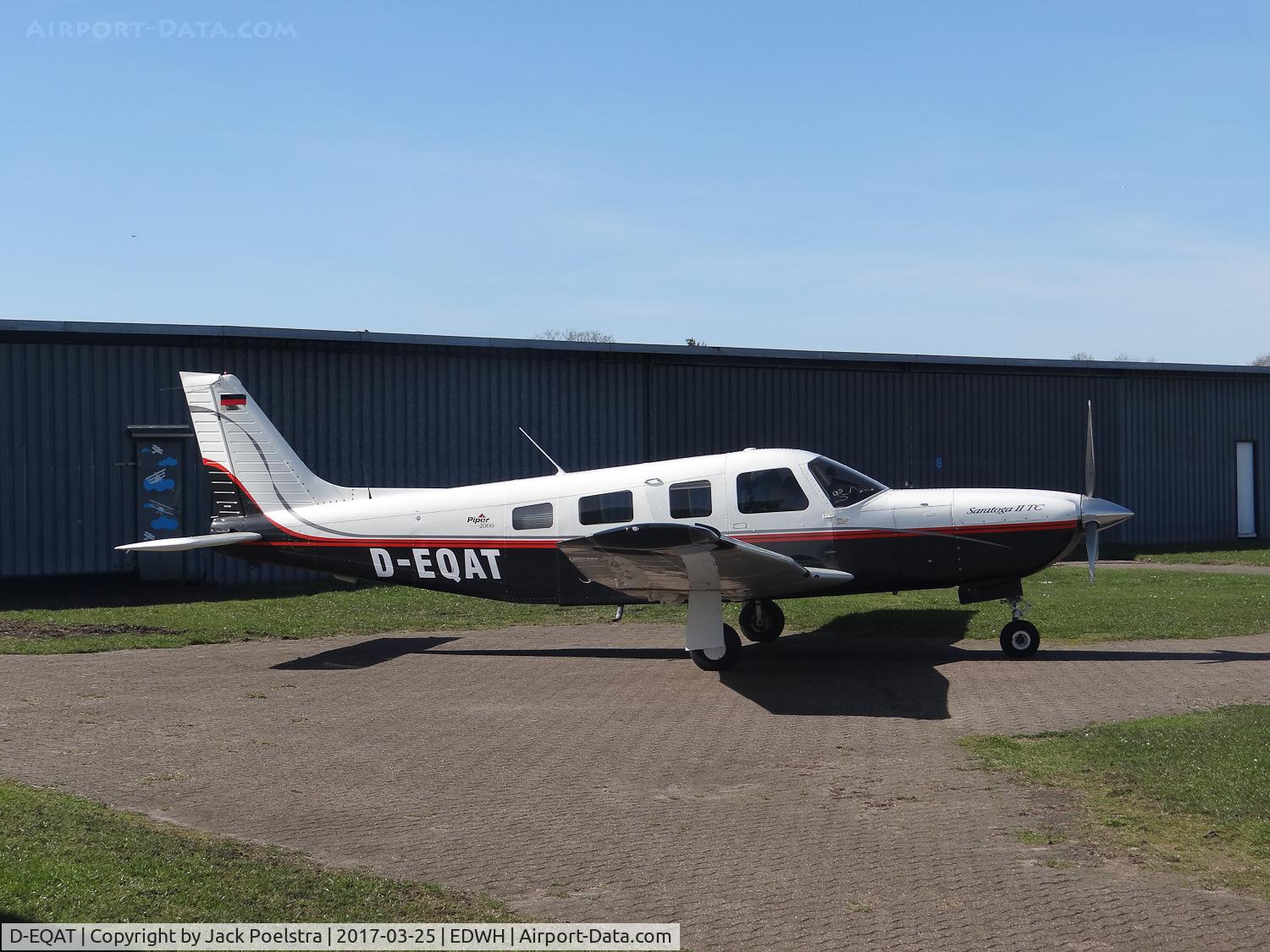 D-EQAT, 2000 Piper PA-32R-301 Saratoga II HP C/N 3257151, D-EQAT based at Oldenburg airport