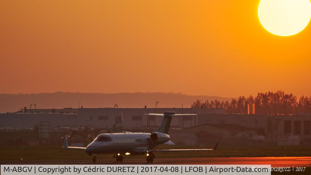 M-ABGV, 2011 Learjet 45 C/N 421, LFOB airport