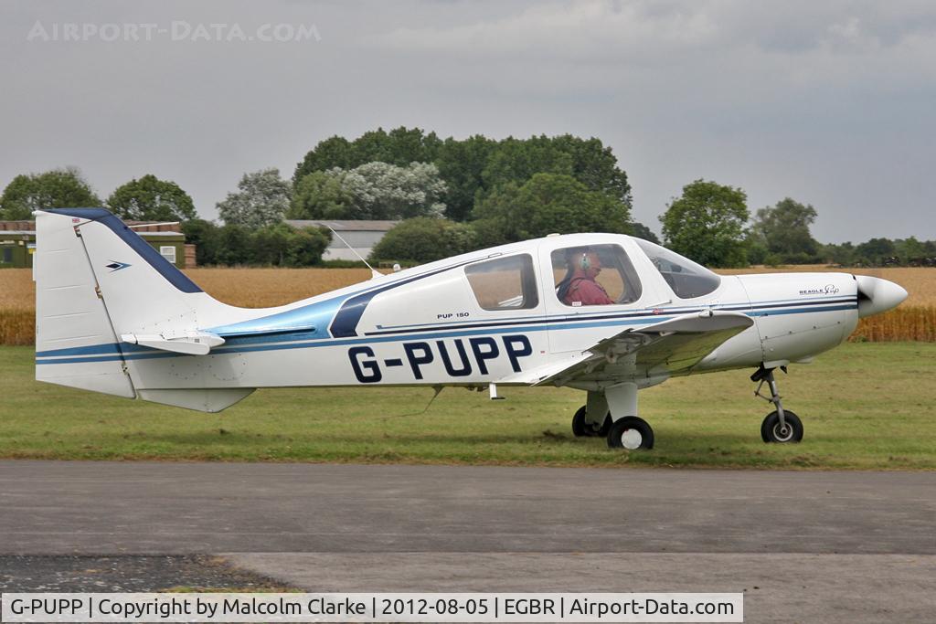 G-PUPP, 1973 Beagle B-121 Pup Series 2 (Pup 150) C/N B121-174, Beagle B-121 Pup Series 2 (Pup 150) at Breighton Airfield's Summer Madness Fly-In. August 5th 2012.