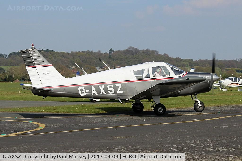 G-AXSZ, 1969 Piper PA-28-140 Cherokee C/N 28-26188, Visiting Aircraft