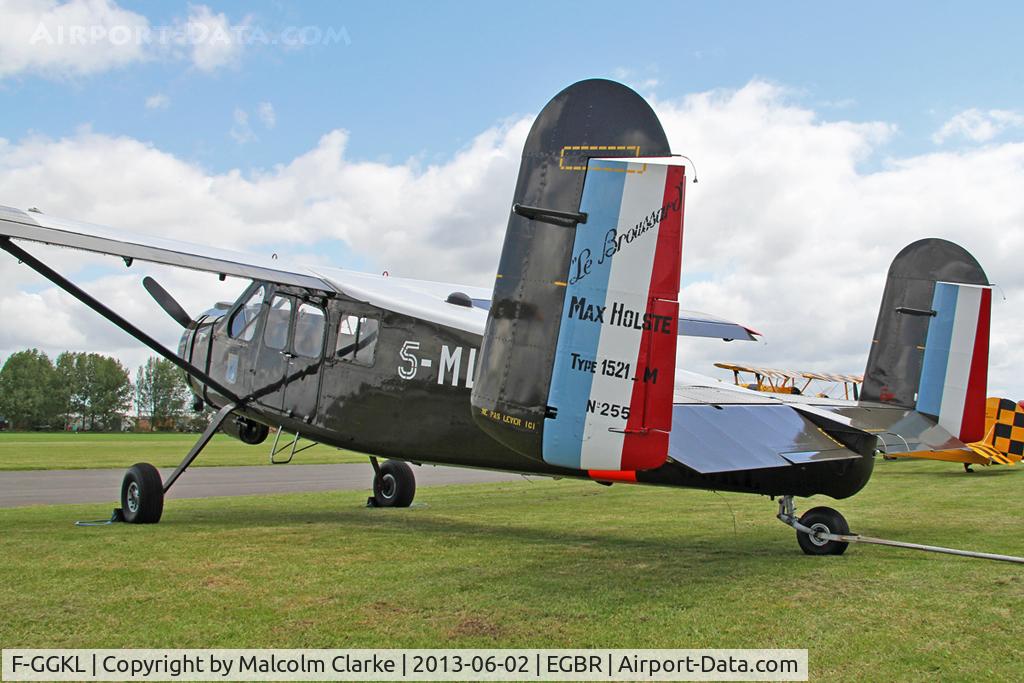 F-GGKL, 1960 Max Holste MH.1521M Broussard C/N 255, Max Holste MH-1521M Broussard at Breighton Airfield's Jolly June Jaunt. June 2nd 2013.