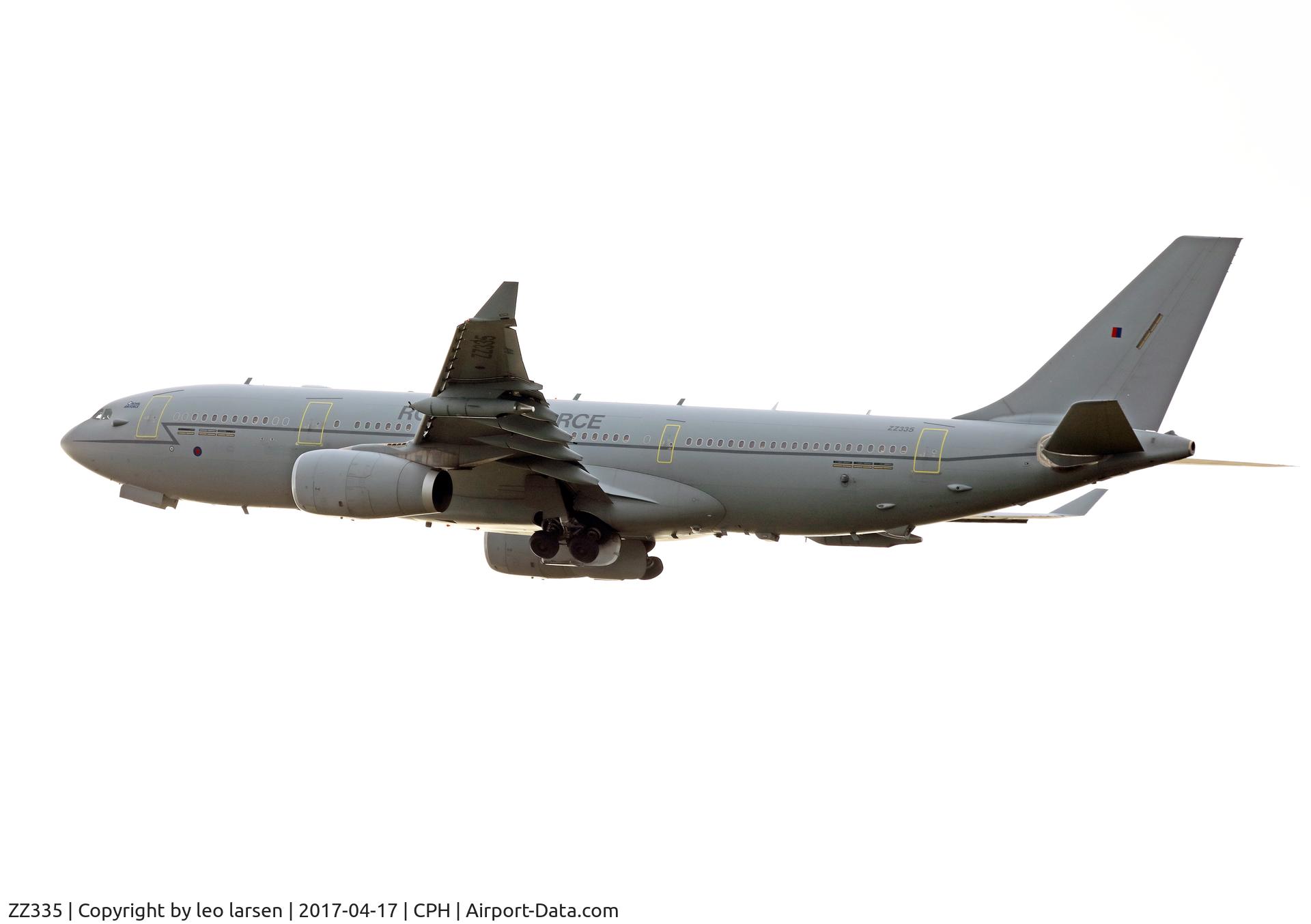 ZZ335, 2012 Airbus KC2 Voyager (A330-243MRTT) C/N 1334, Copenhagen 17.4.2017