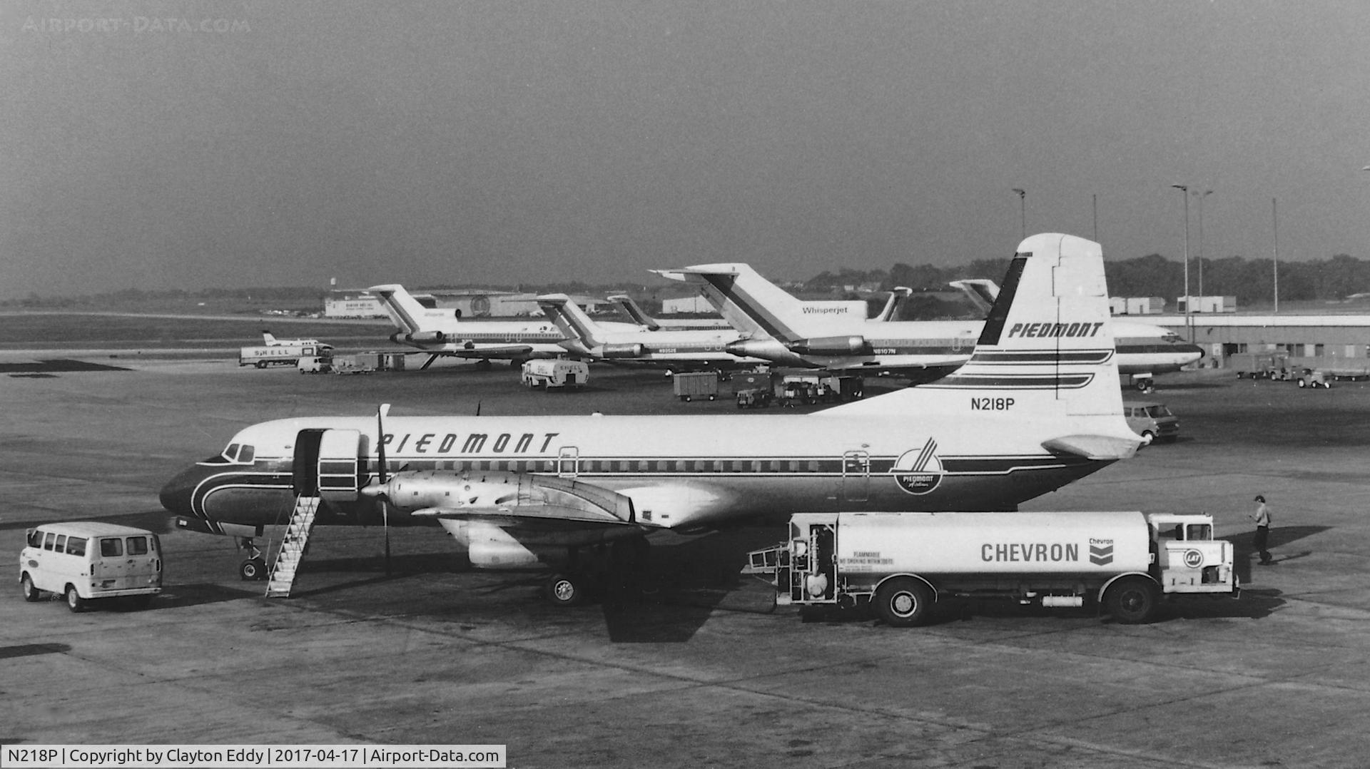 N218P, 1969 NAMC YS-11A-500 C/N 2077, Piedmont Airlines.
