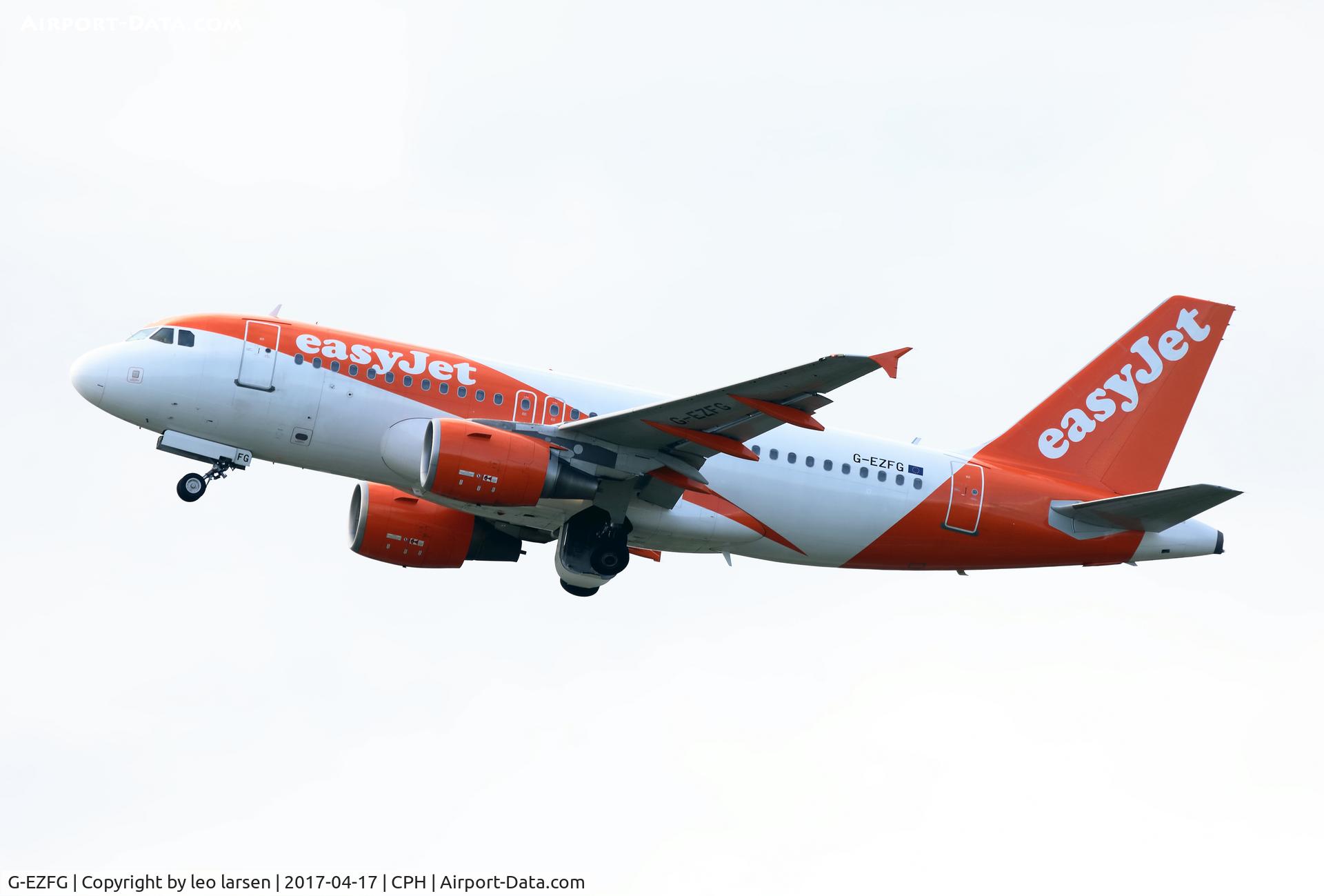 G-EZFG, 2009 Airbus A319-111 C/N 3845, Copenhagen 17.4.2017