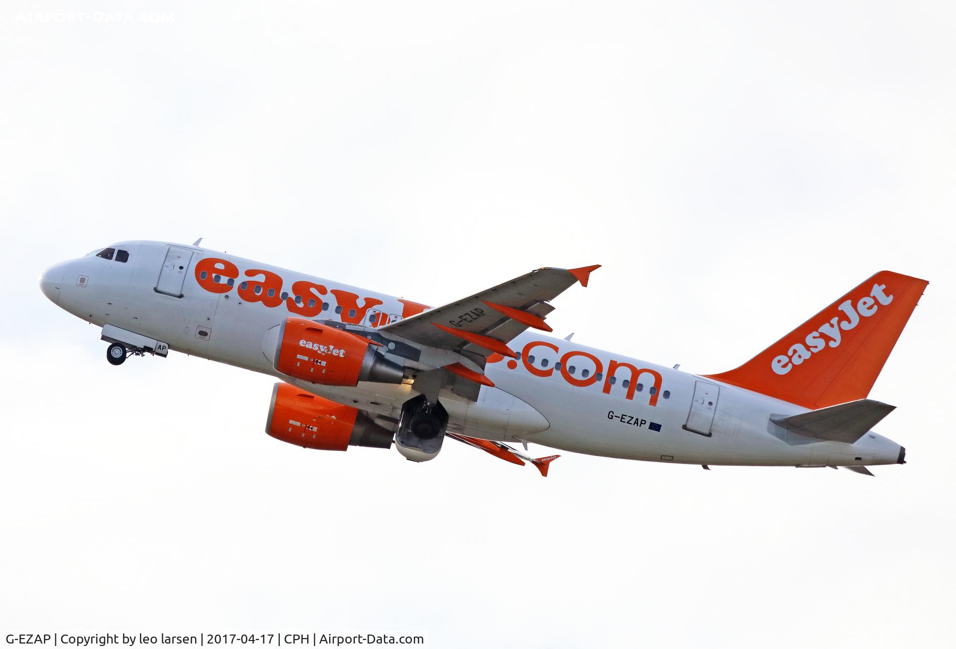 G-EZAP, 2006 Airbus A319-111 C/N 2777, Copenhagen 17.4.2017