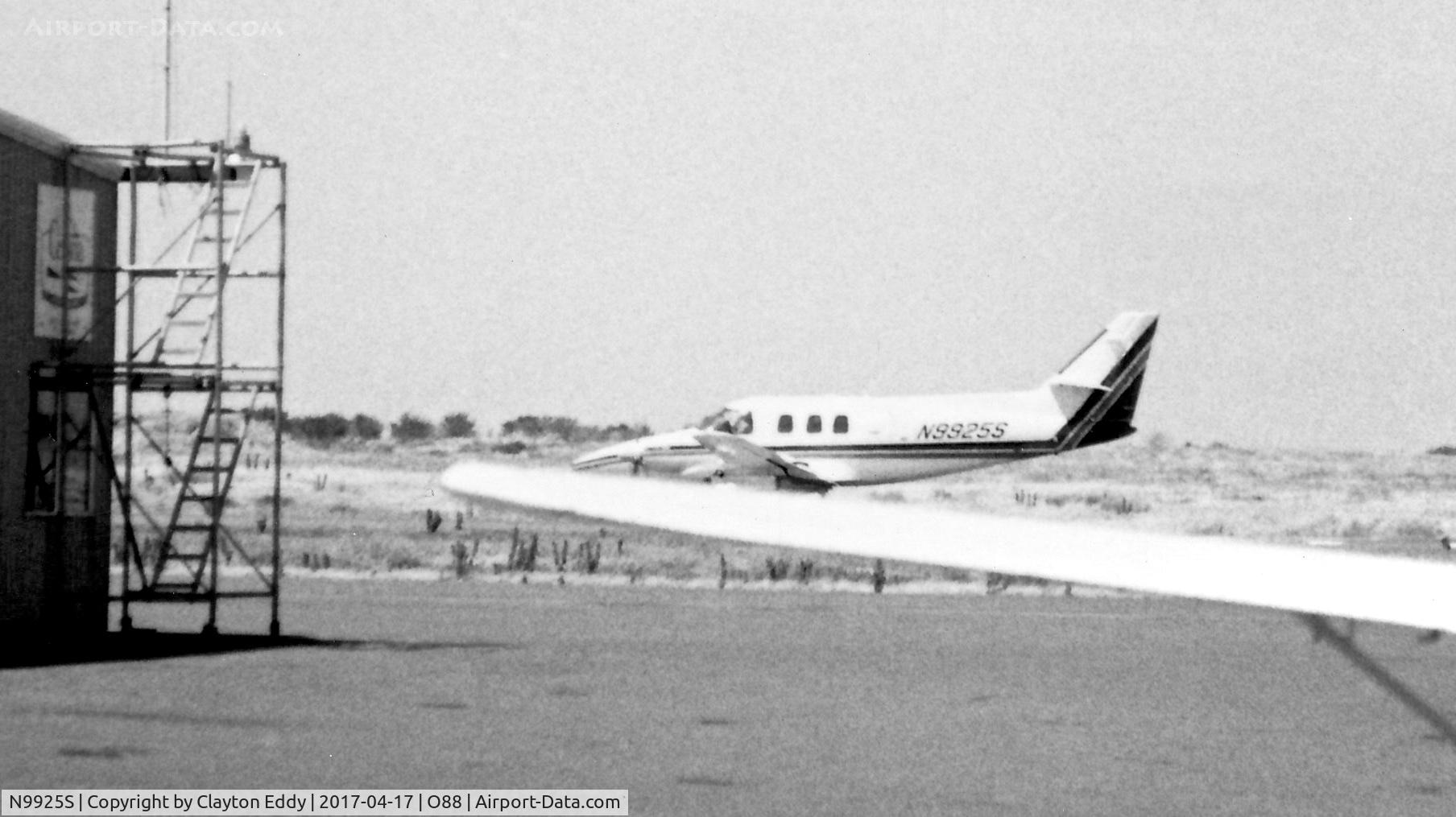 N9925S, 1979 Rockwell International 700 C/N 70025, Old Rio Vista Airport California 1970's