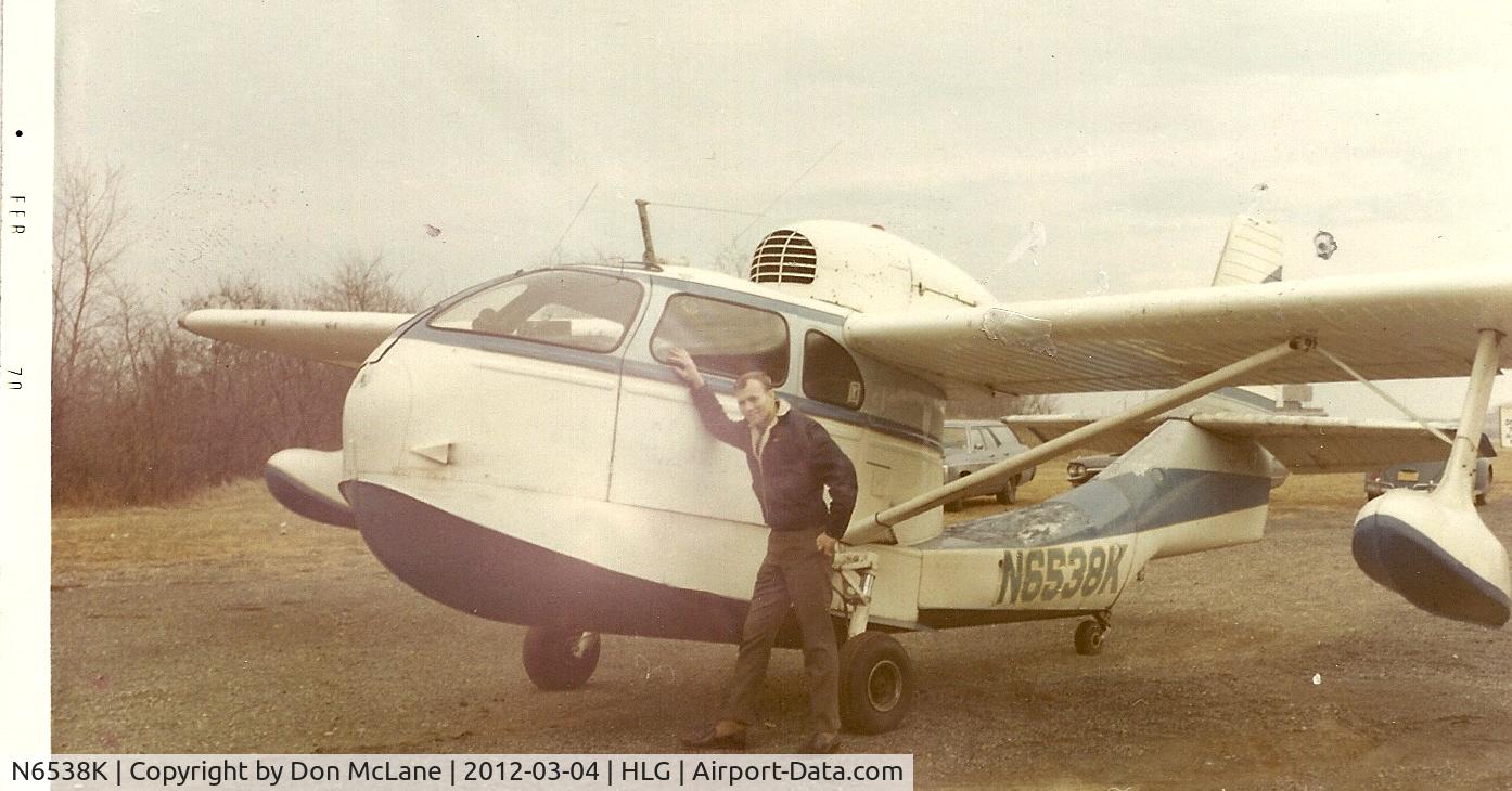 N6538K, 1947 Republic RC-3 Seabee C/N 804, Wheeling. WV