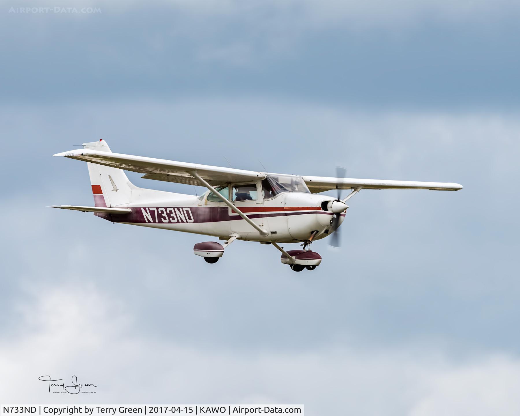 N733ND, 1976 Cessna 172N C/N 17268412, KAWO