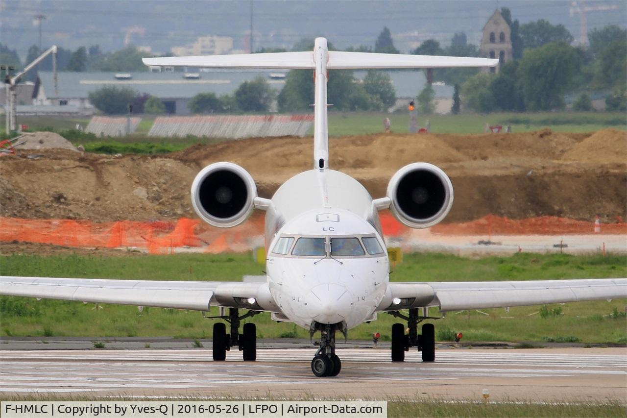 F-HMLC, 2010 Bombardier CRJ-1000EL NG (CL-600-2E25) C/N 19006, Bombardier CRJ-1000EL NG, Lining up rwy 08, Paris-Orly airport (LFPO-ORY)