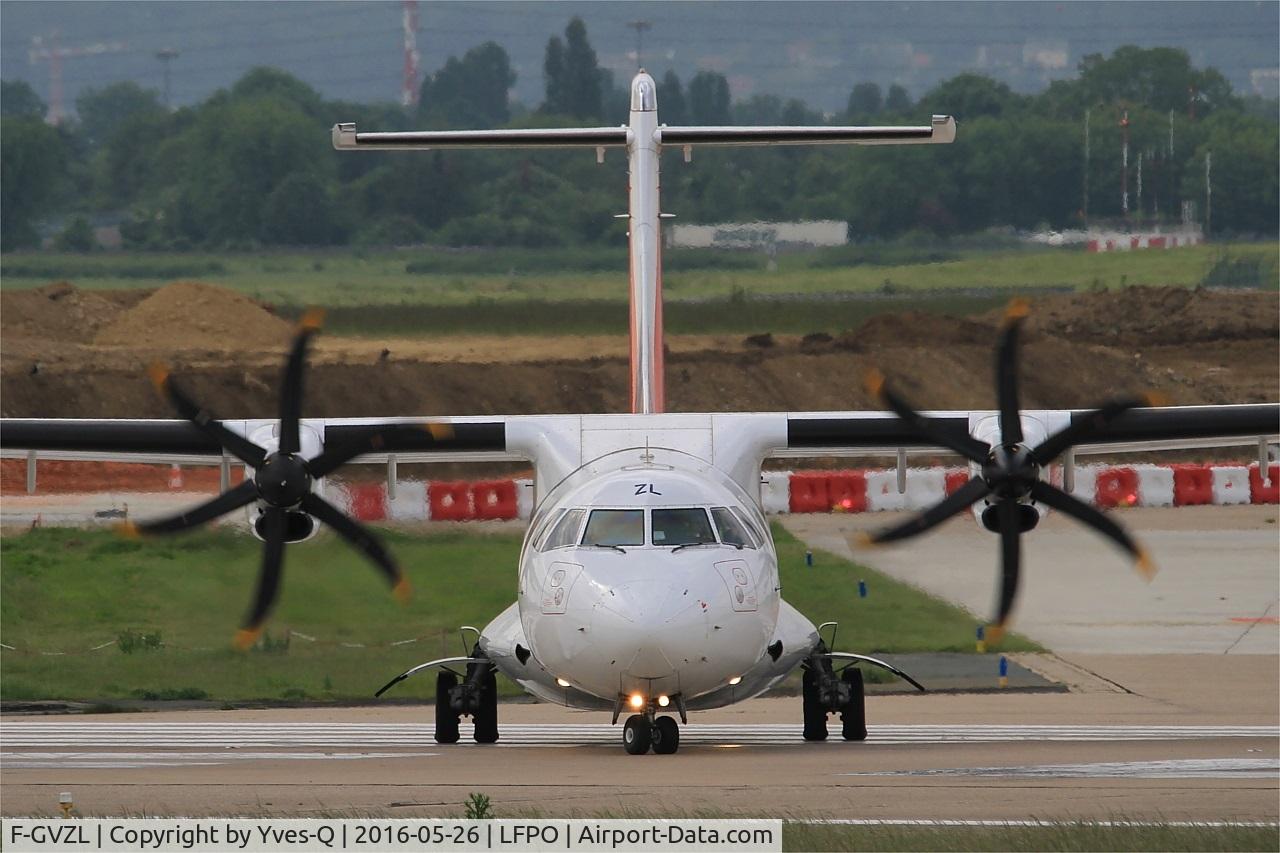 F-GVZL, 1998 ATR 72-212A C/N 553, ATR 72-212A, Lining up rwy 08, Paris-Orly airport (LFPO-ORY)