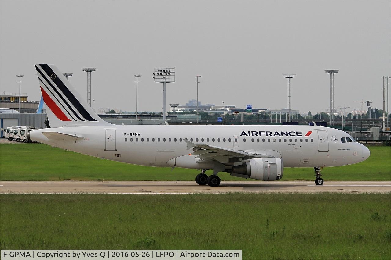 F-GPMA, 1998 Airbus A319-113 C/N 598, Airbus A319-113, Take off run rwy 08, Paris-Orly Airport (LFPO-ORY)
