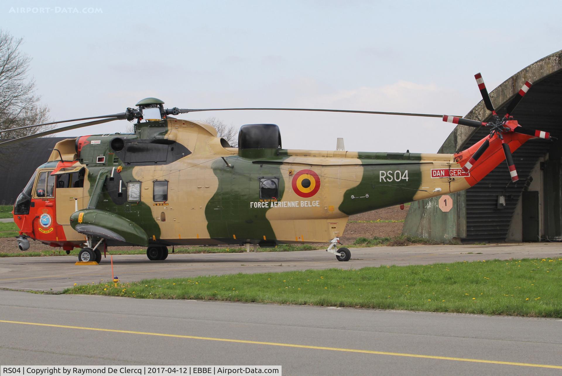 RS04, 1976 Westland Sea King Mk.48 C/N WA834, Helidays Beauvechain.