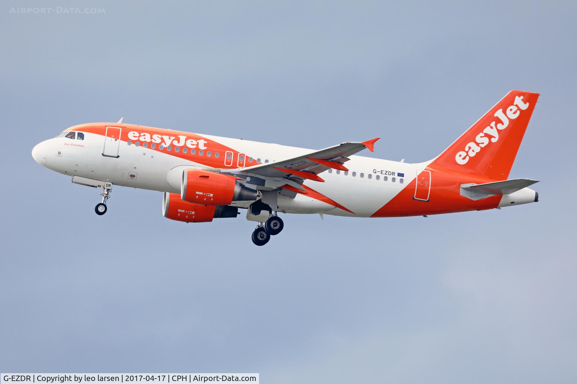 G-EZDR, 2008 Airbus A319-111 C/N 3683, Copenhagen 17.4.2017 now in new c/s.