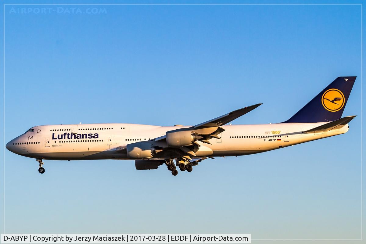 D-ABYP, 2014 Boeing 747-830 C/N 37839, Boeing 747-830