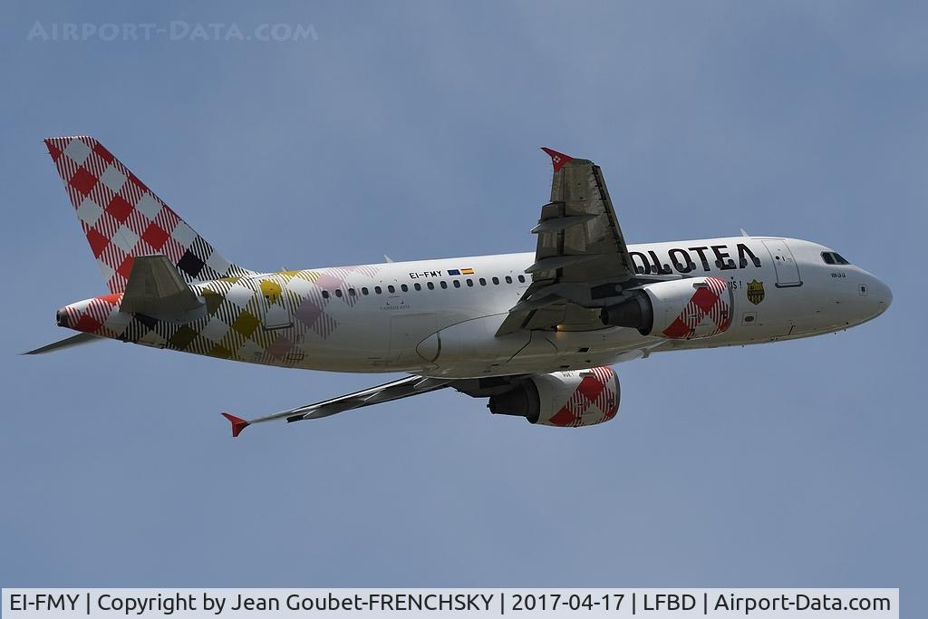 EI-FMY, 2004 Airbus A319-111 C/N 2253, V73843 take off runway 05 to Malaga
