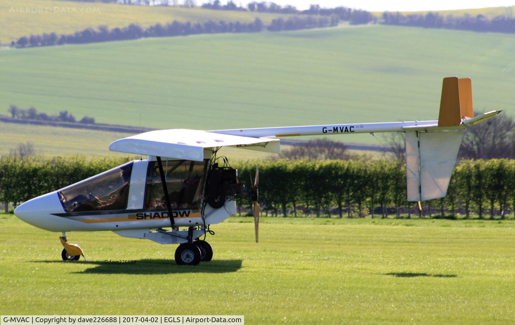 G-MVAC, 1988 CFM Shadow Series CD C/N K077, G MVAC at the vintage flyin at Old Sarum
