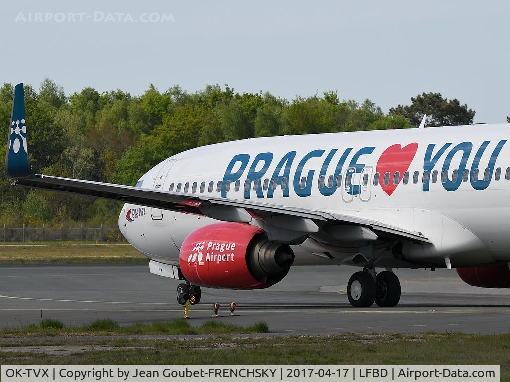 OK-TVX, 2005 Boeing 737-8Z9 C/N 33833, TVS2408 to Heraklion (HER)