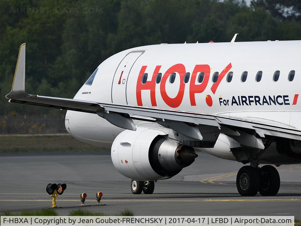 F-HBXA, 2008 Embraer 170LR (ERJ-170-100LR) C/N 17000237, A53256 to Lille
