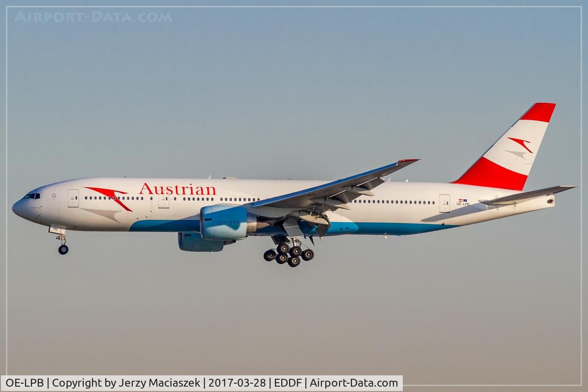 OE-LPB, 1998 Boeing 777-2Z9/ER C/N 28699, Boeing 777-2Z9/ER,