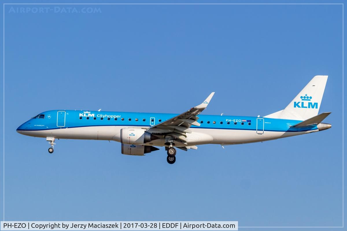 PH-EZO, 2010 Embraer 190LR (ERJ-190-100LR) C/N 19000345, Embraer 190LR