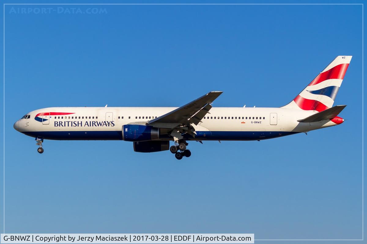 G-BNWZ, 1997 Boeing 767-336/ER C/N 25733, Boeing 767-336ER