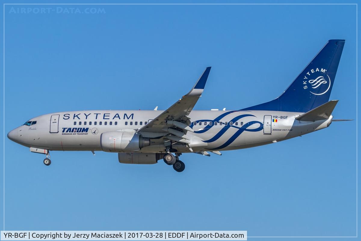 YR-BGF, 2001 Boeing 737-78J C/N 28440, Boeing 737-78J