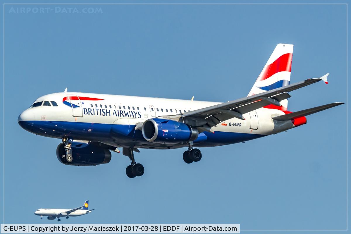 G-EUPS, 2000 Airbus A319-131 C/N 1338, Airbus A319-131