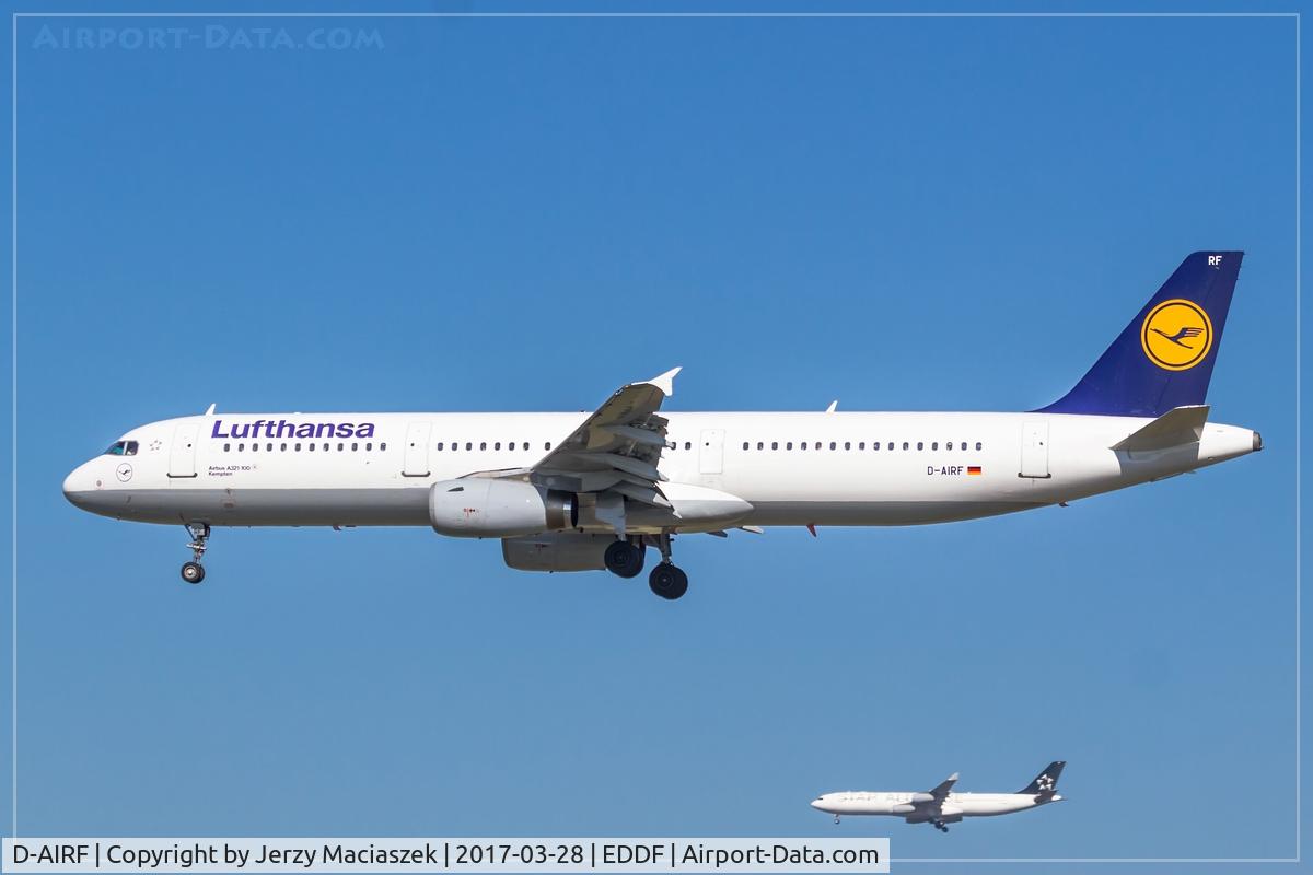 D-AIRF, 1994 Airbus A321-131 C/N 0493, Airbus A321-131