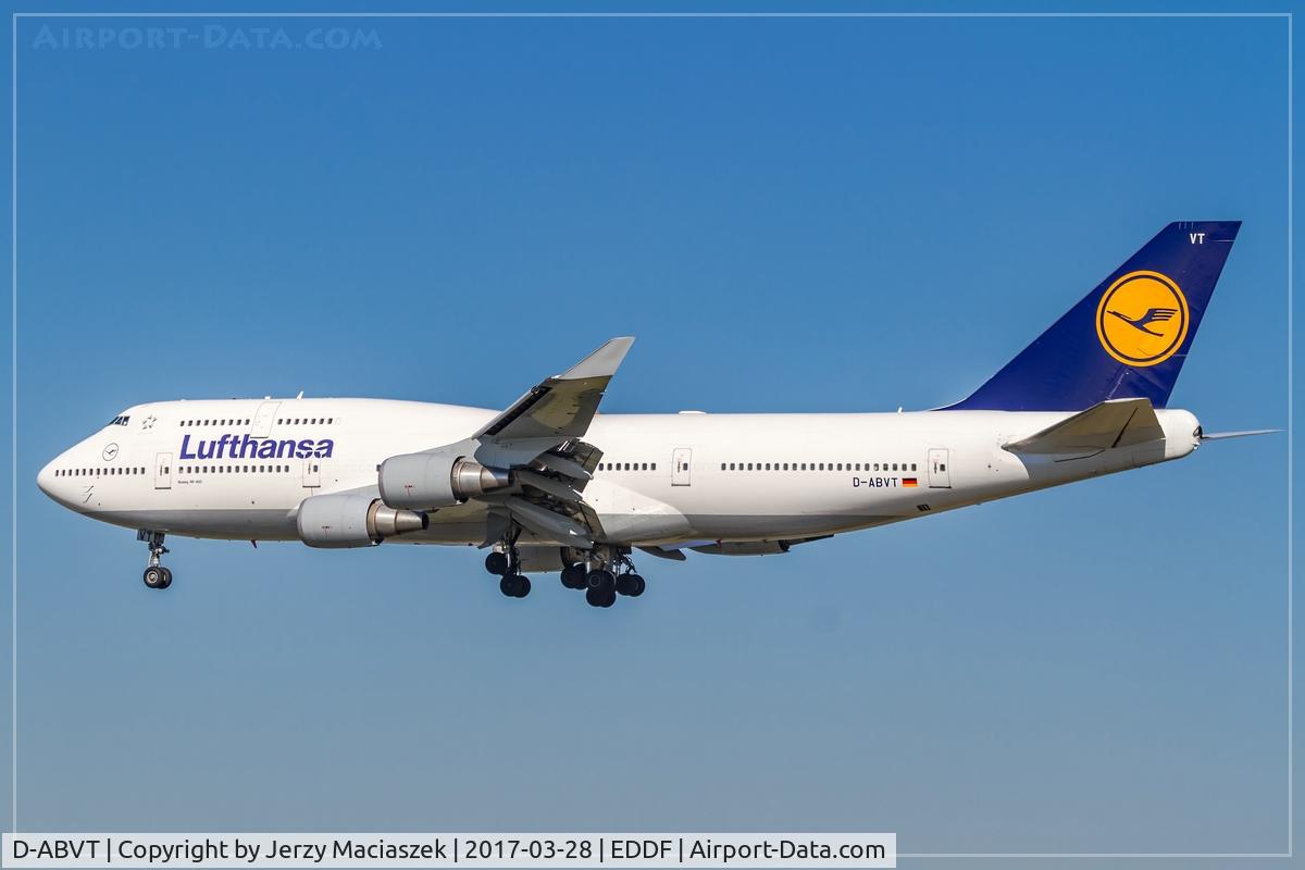 D-ABVT, 1997 Boeing 747-430 C/N 28287, Boeing 747-430