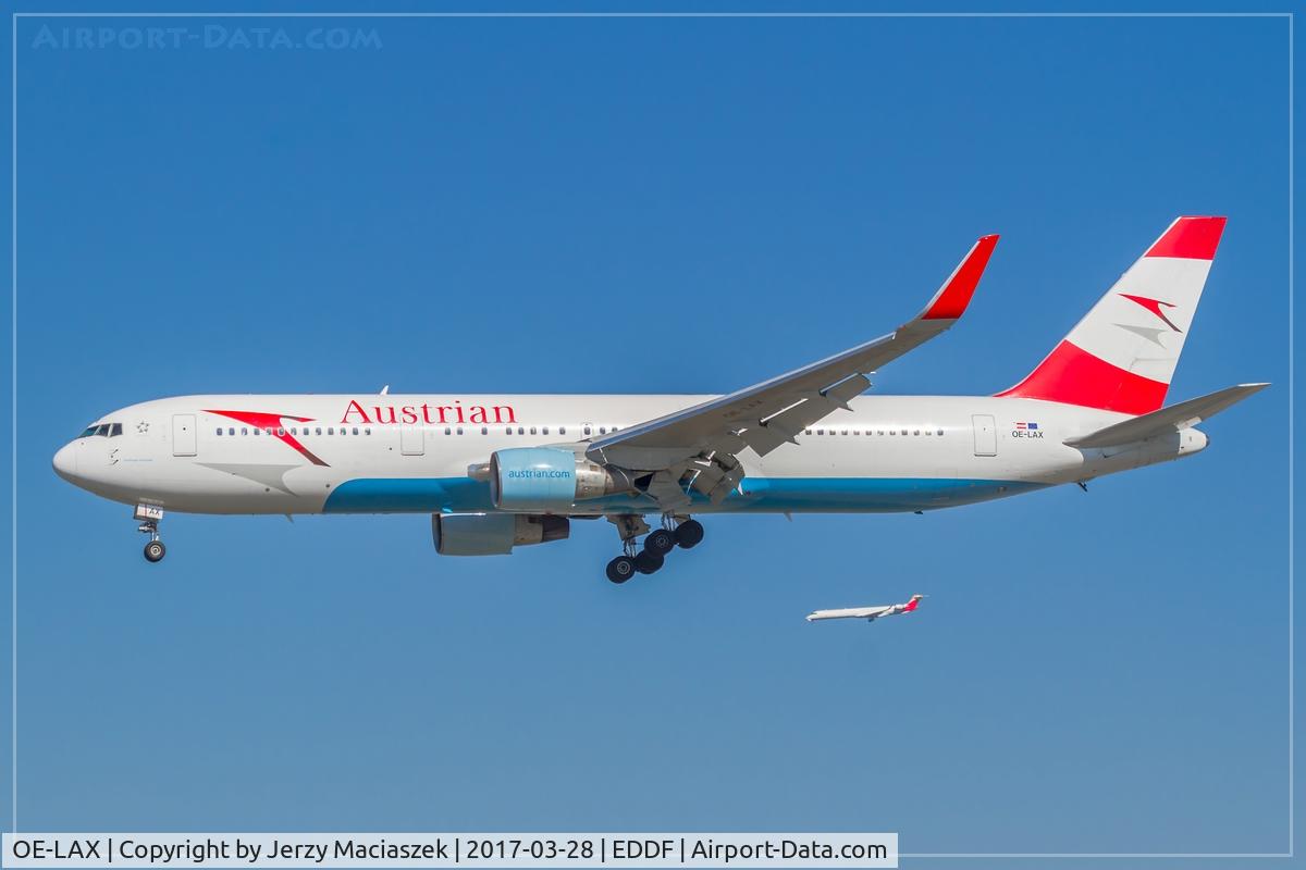 OE-LAX, 1992 Boeing 767-3Z9/ER C/N 27095, Boeing 767-3Z9/ER