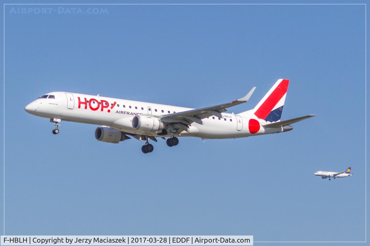 F-HBLH, 2009 Embraer 190LR (ERJ-190-100LR) C/N 19000266, Embraer 190LR